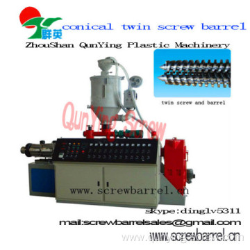 Qw Twin Conical Screws And Barrel For Extruders Machine 